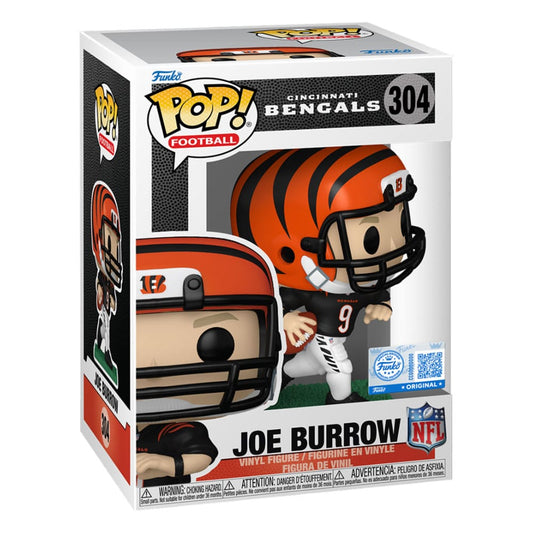 304 Joe Burrow (BK JRSY) - NFL Legends - Bengals Funko POP - PRESALE
