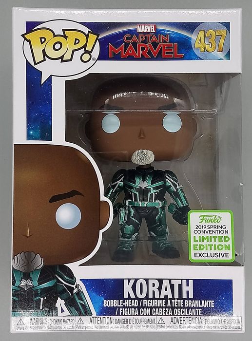 #437 Korath (Starforce Suit) Captain Marvel 2019 Con Box Damaged Funko POP