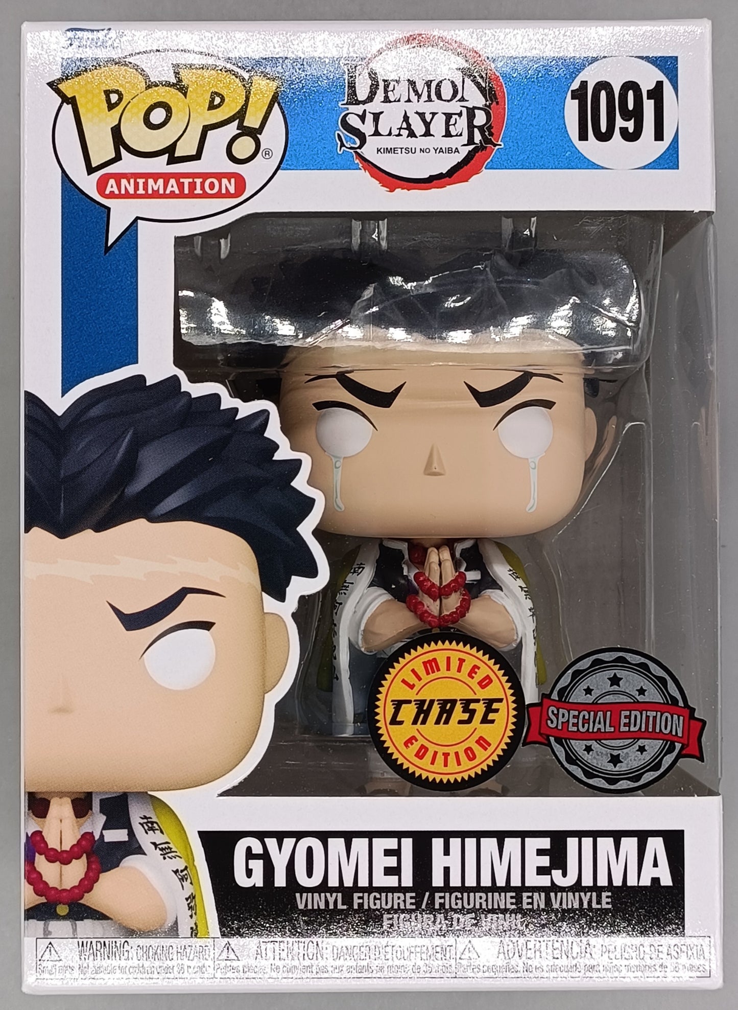 #1091 Gyomei Himejima (Crying) Chase - Demon Slayer - Box Damaged Funko POP