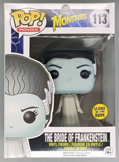 113 The Bride of Frankenstein - Glow - Universal Monsters Funko POP