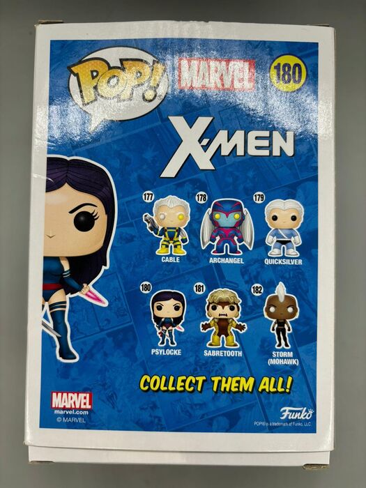 180 Psylocke - Marvel X-Men - Box Damaged Funko POP
