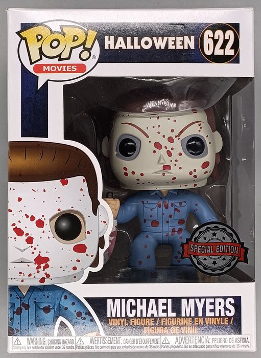 #622 Michael Myers (Blood Splatter) Horror Halloween Box Damaged Funko POP