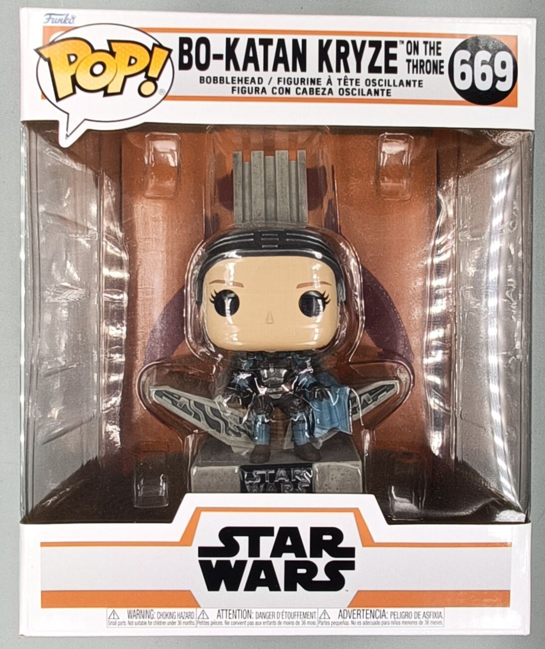 669 Bo-Katan Kryze on the Throne - Star Wars Mandalorian New Funko POP