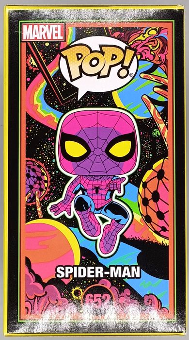 652 Spider-Man (Blacklight) - Marvel Special Edition Funko POP