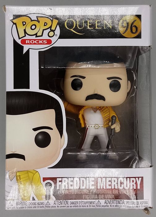 #96 Freddie Mercury (Wembley 1986) Rocks - Queen Box Damaged Funko POP