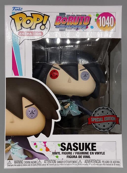 1040 Sasuke (w/ Lightning) Naruto Next Generation - Funko POP - Box Damaged