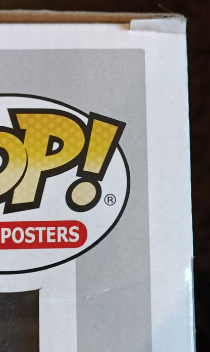 03 Tyrannosaurus Rex & Velociraptor Poster - Jurassic Park Funko POP - Box Damaged