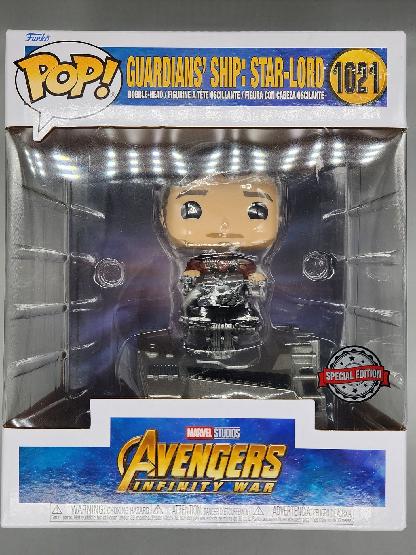 #1021 Guardians' Ship: StarLord Deluxe - Marvel - Box Damaged Funko POP