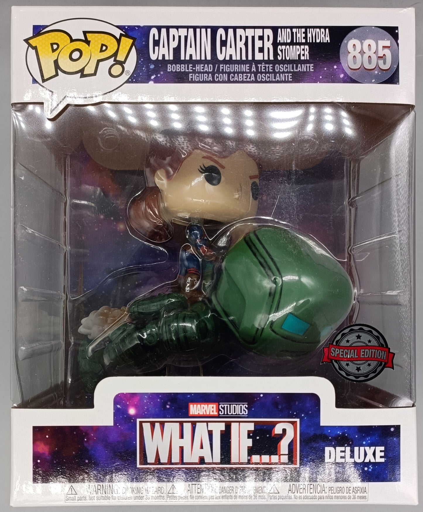 #885 Captain Carter & Hydra Stomper Deluxe Marvel What If..? Funko POP