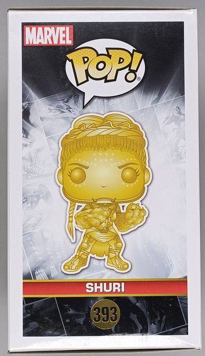 #393 Shuri (Gold) Chrome - Marvel Studios 10 Years 2018 Con Funko POP