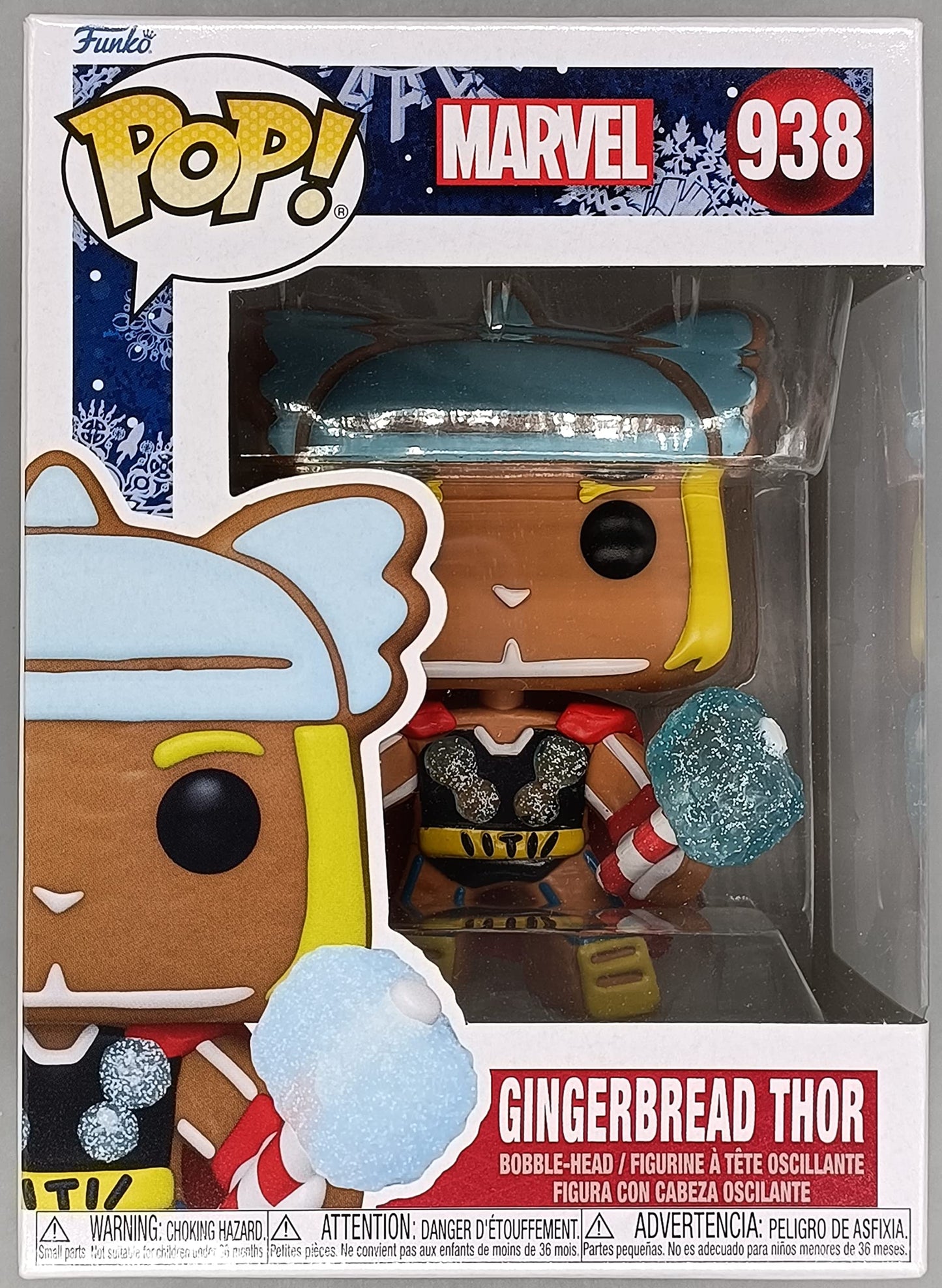 938 Gingerbread Thor - Marvel Funko POP - Box Damaged