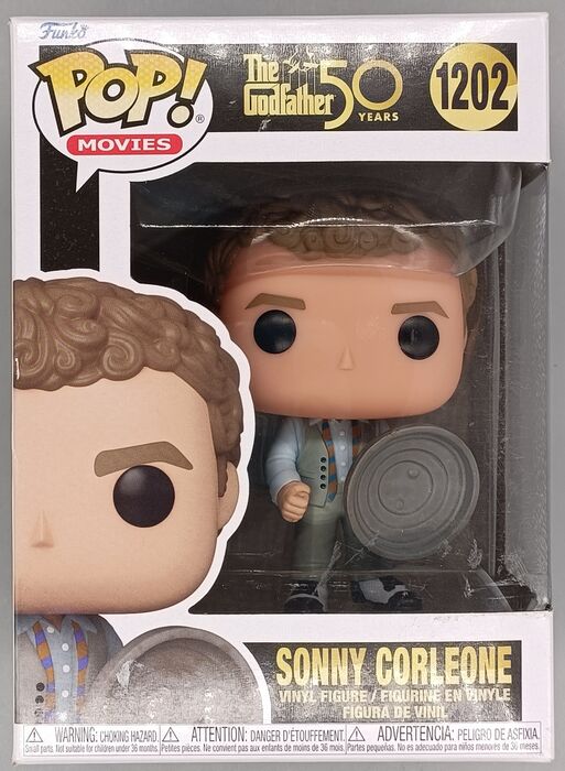 #1202 Sonny Corleone (w/ Lid) The Godfather 50th Box Damaged Funko POP