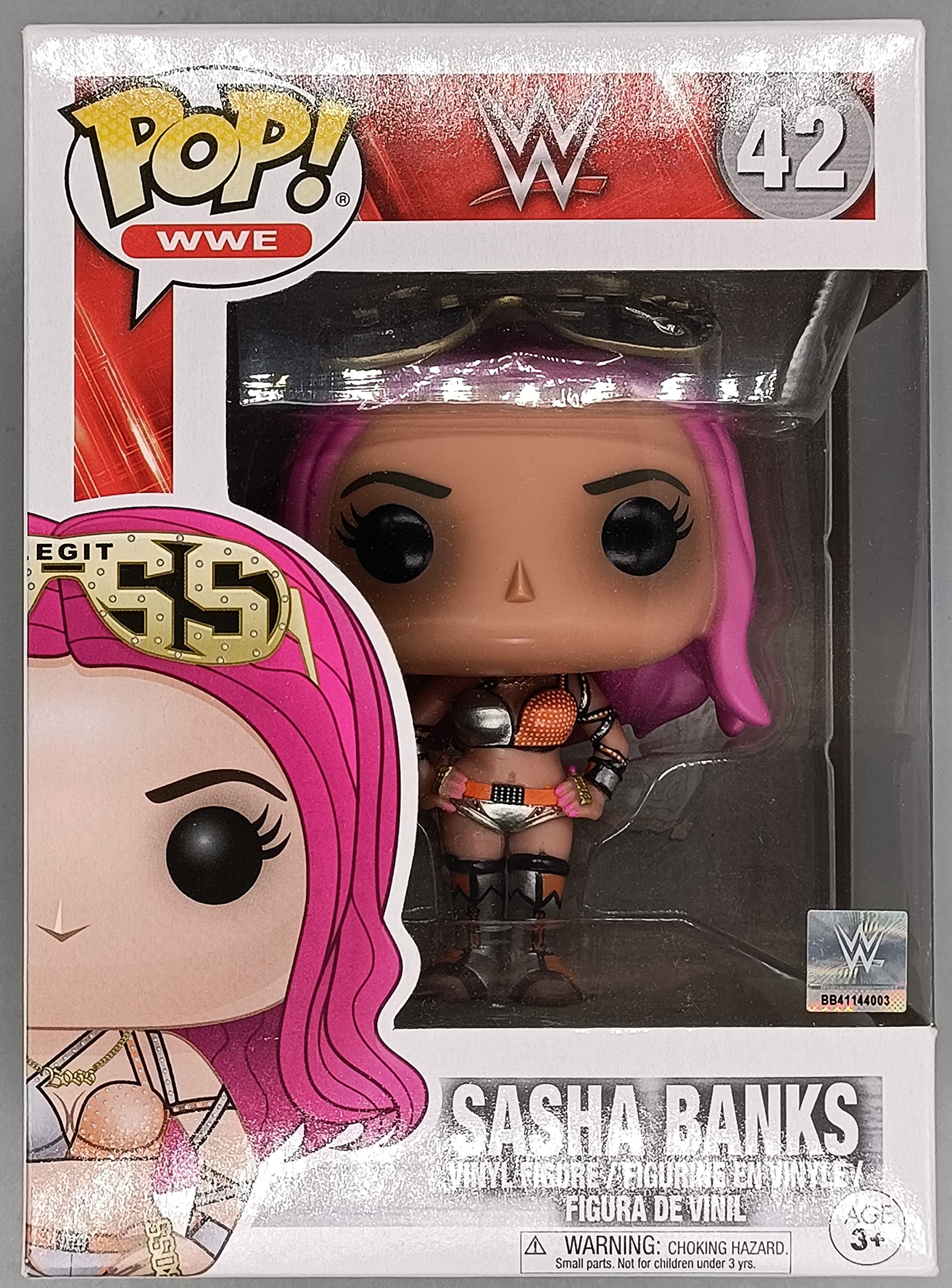 42 Sasha Banks - WWE - Funko POP - Box Damaged