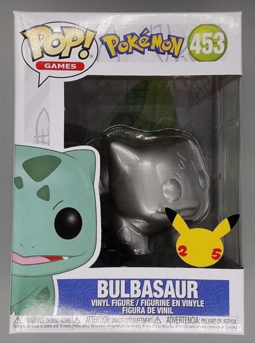#453 Bulbasaur (Silver) - Metallic - Pokemon Funko POP