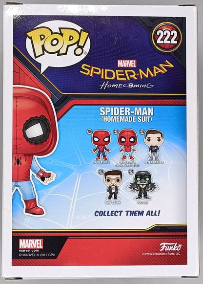 222 Spider-Man (Homemade Suit) Marvel Spiderman Homecoming Funko POP