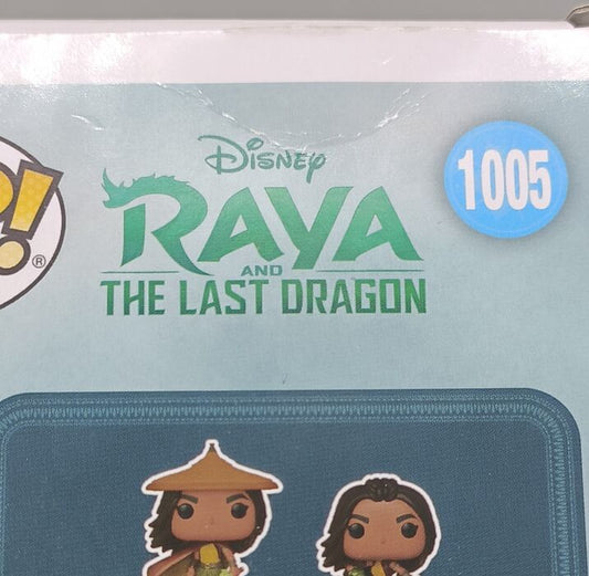 #1005 Raya with Tuk Tuk - Disney Raya and The Last Dr Box Damaged Funko POP