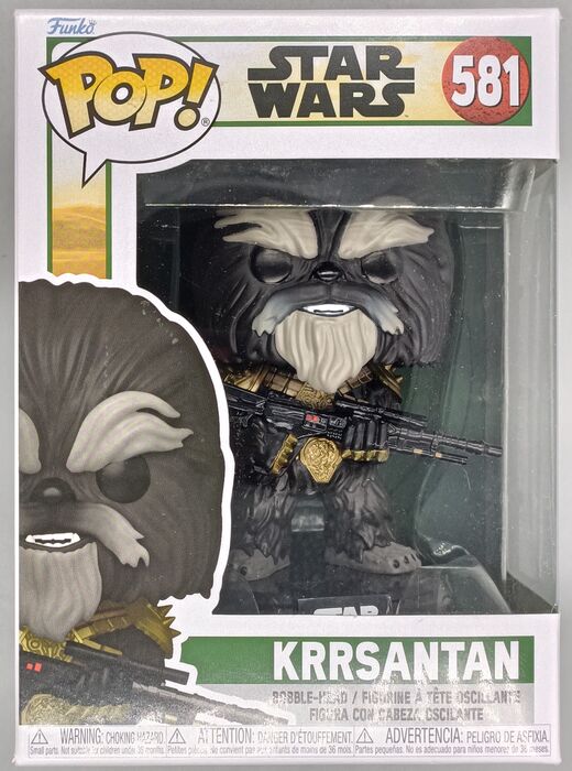 #581 Krrsantan Star Wars The Book Of Boba Fett - Brand New Funko POP in Protector