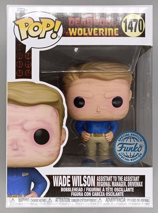 1470 Wade Wilson (Assistant to the Assistant Regional Manager, DriveMax) - Marvel Deadpool & Wolverine Funko POP - Brand New