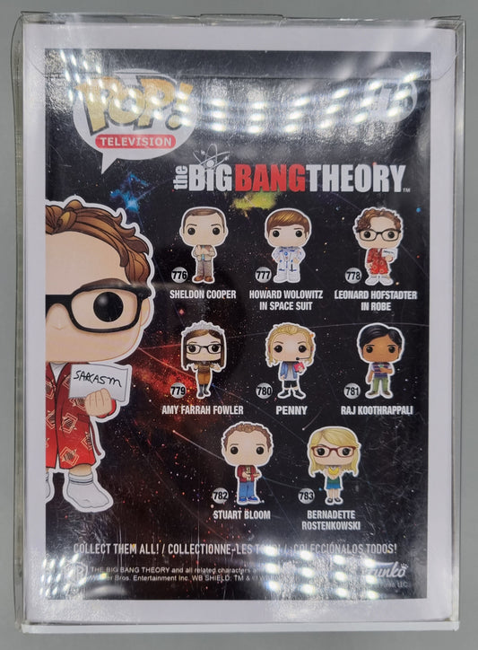778 Leonard Hofstadter (in Robe) - Big Bang Theory Funko POP - Brand New