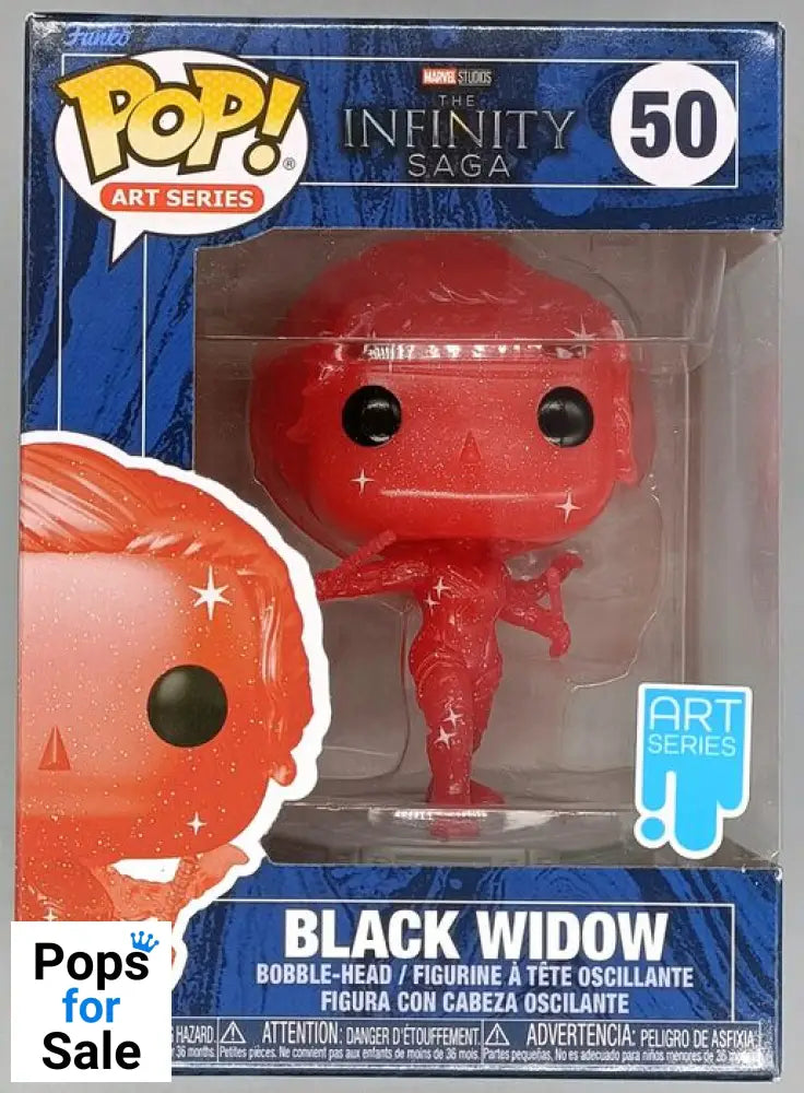 50 Black Widow - Art Series - Marvel The Infinity Saga -Box Damaged Funko POP