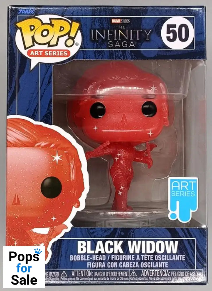 #50 Black Widow - Art Series - Marvel The Infinity Saga Funko POP