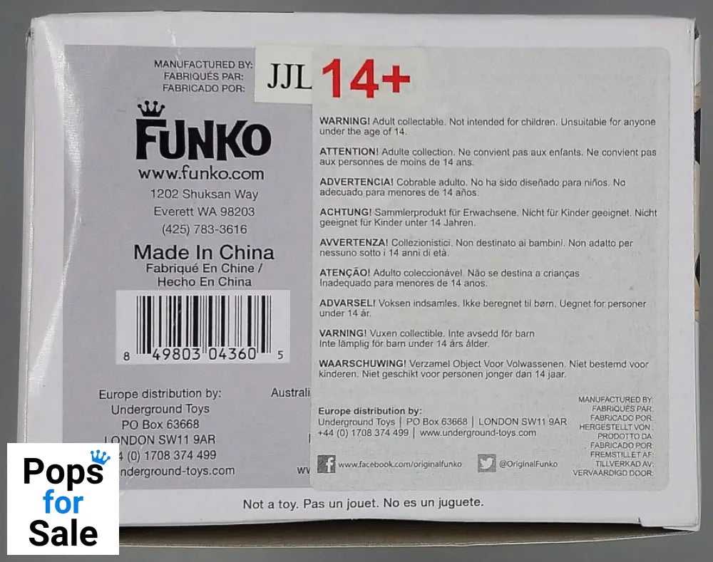 50 Deathstroke (Unmasked) - DC Comics Heroes Box Damaged Funko POP