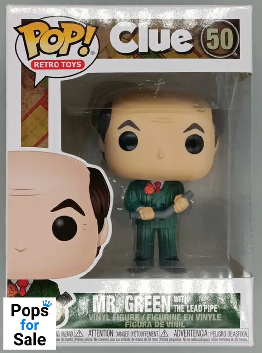 #50 Mr. Green (with the Lead Pipe) - Cluedo Funko POP