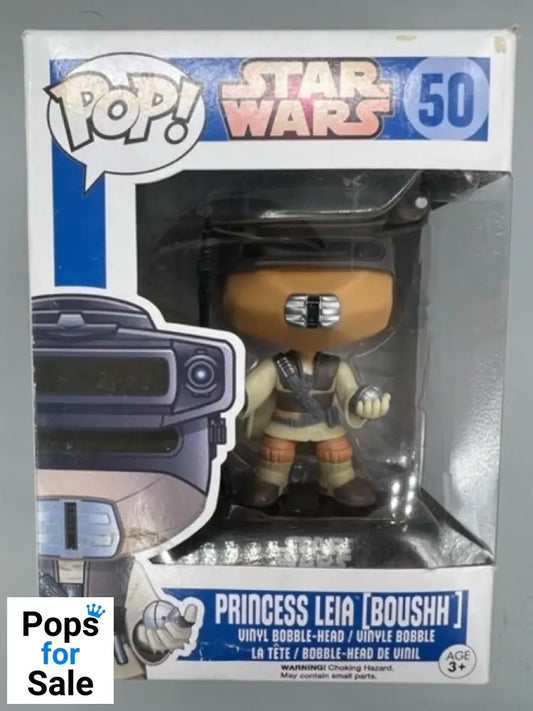 50 Princess Leia (Boushh) - Star Wars - Box Damaged Funko POP