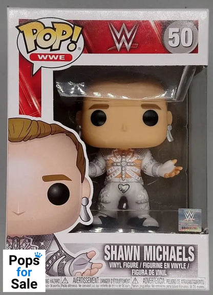 #50 Shawn Michaels (WrestleMania XII) - WWE - Box Damaged Funko POP