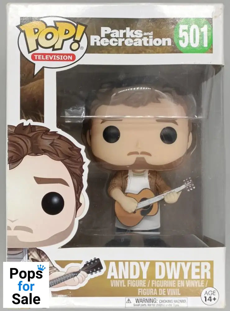 #501 Andy Dwyer - Parks And Recreation - Box Damaged Funko POP