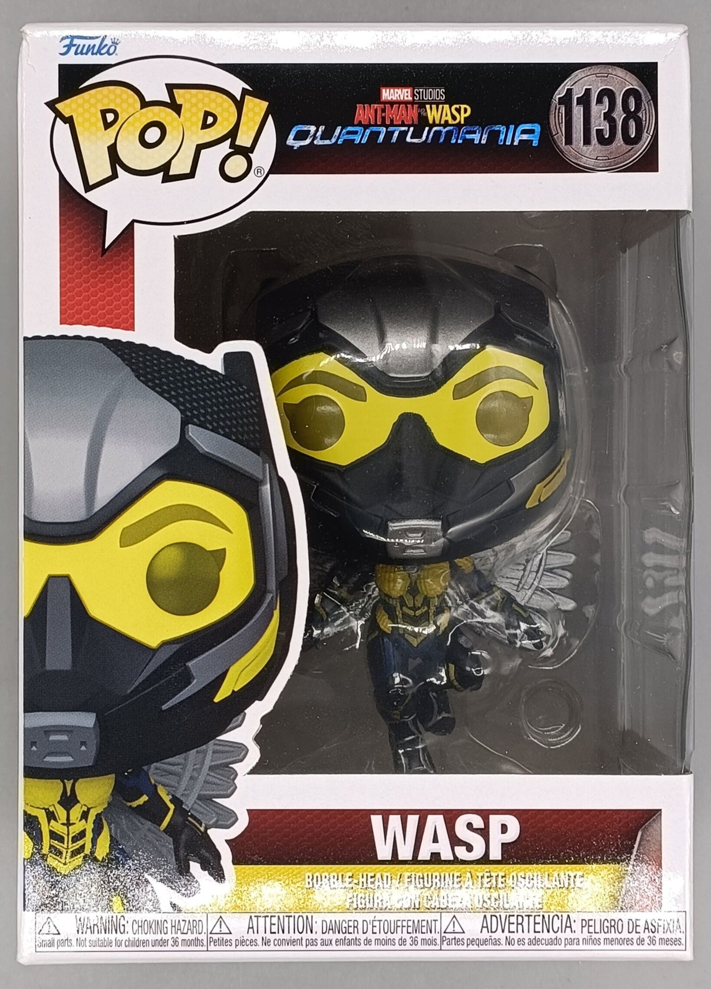 1138 The Wasp - Marvel Ant-Man Quantumania Funko POP - Box Damaged
