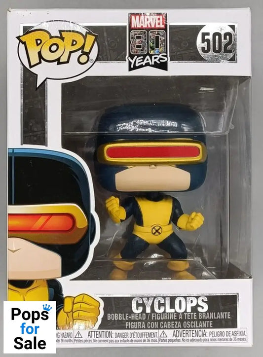 #502 Cyclops (First Appearance) - Marvel 80 Years Box Damaged Funko POP