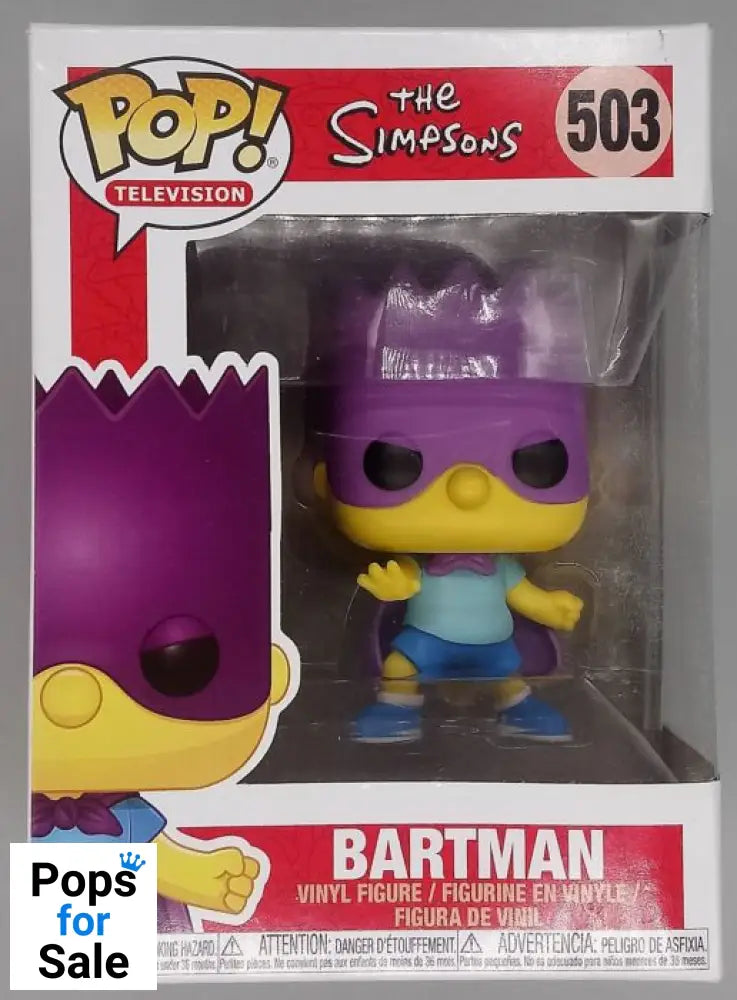 503 Bartman - The Simpsons - Box Damaged Funko POP