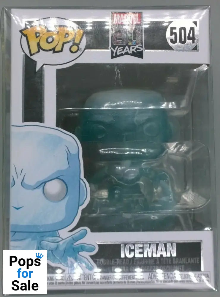 #504 Iceman (First Appearance) - Marvel 80 Years Funko POP