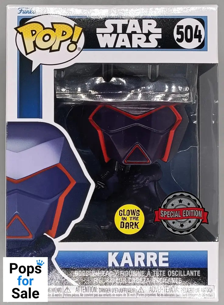 #504 Karre Glow - Star Wars Visions Funko POP