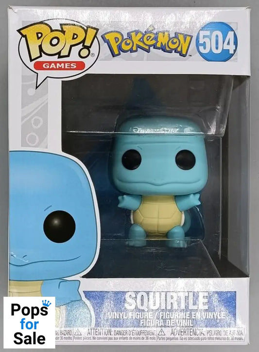 504 Squirtle - Pokemon - Box Damaged Funko POP