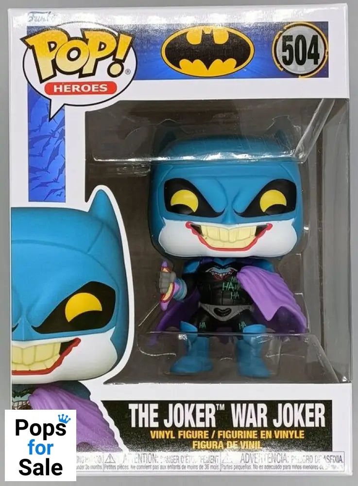 504 The Joker War Joker - DC Batman War Zone Zone Funko POP - Brand New