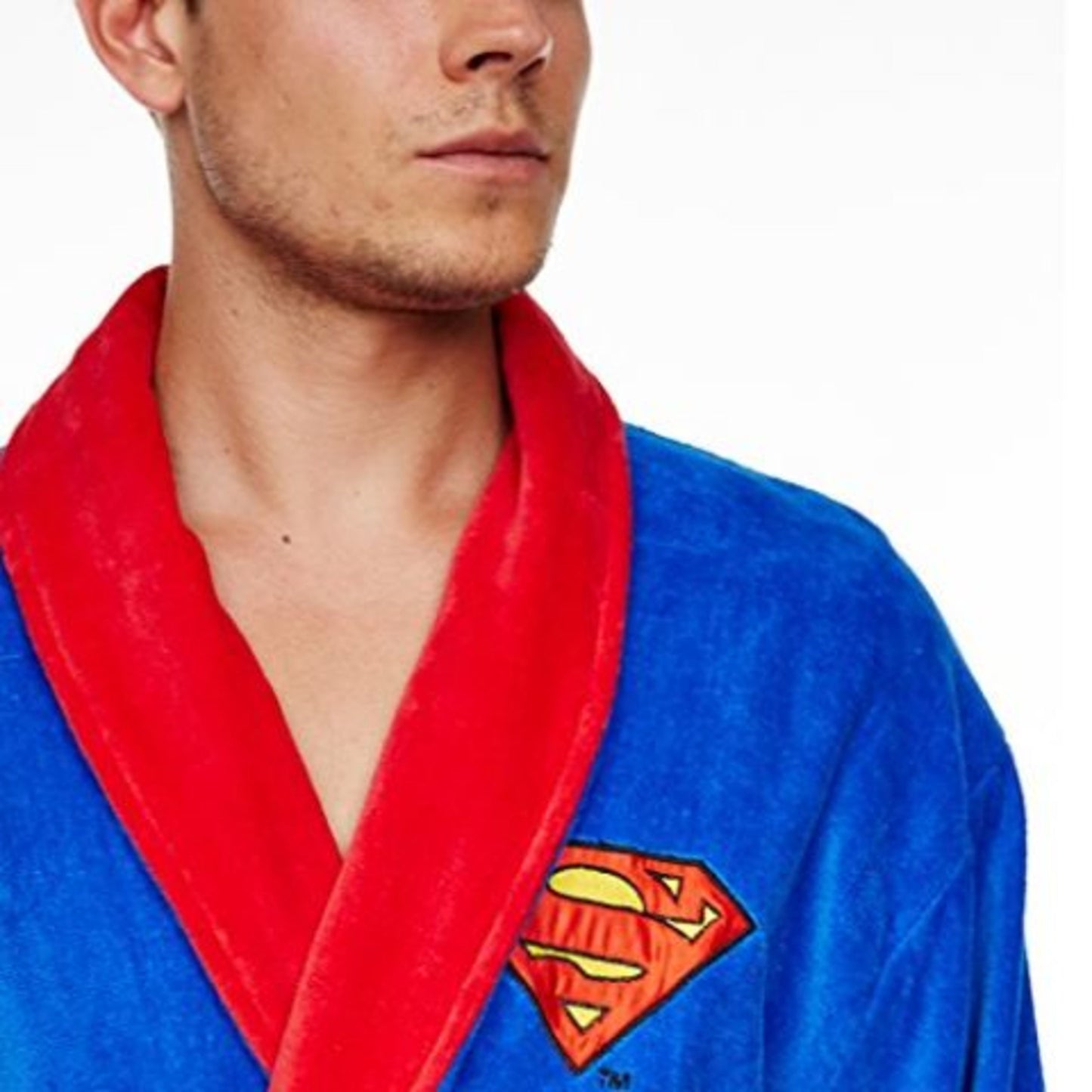 Superman: Adult Fleece Hoodless Robe