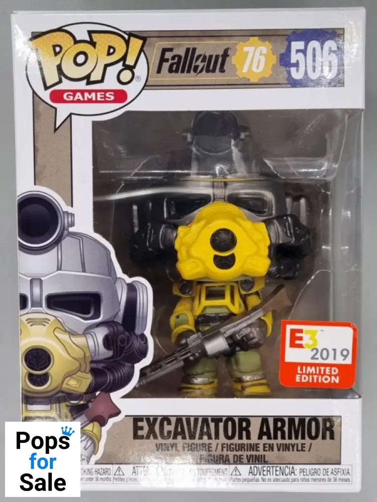 #506 Excavator Armor (w/ Gun) - Fallout 76 - 2019 E3 Funko POP