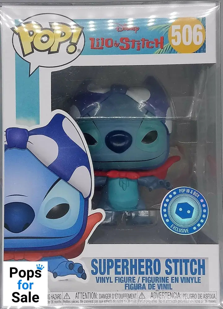 506 Superhero Stitch - Disney Lilo & Stitch Funko POP