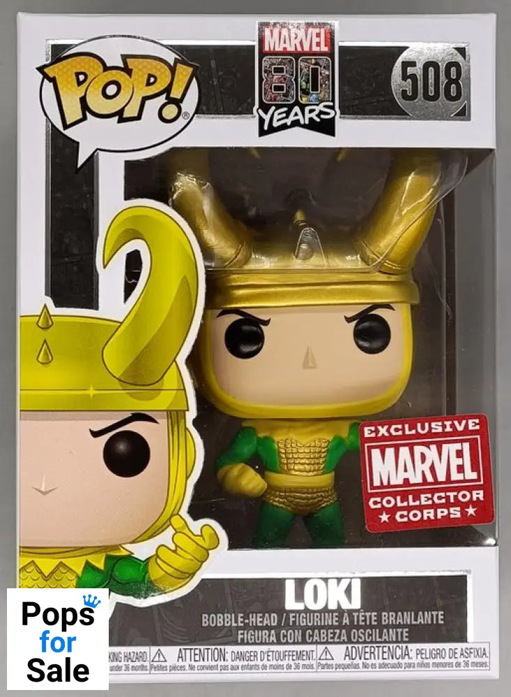 #508 Loki (First Appearance) - Marvel MCC Funko POP