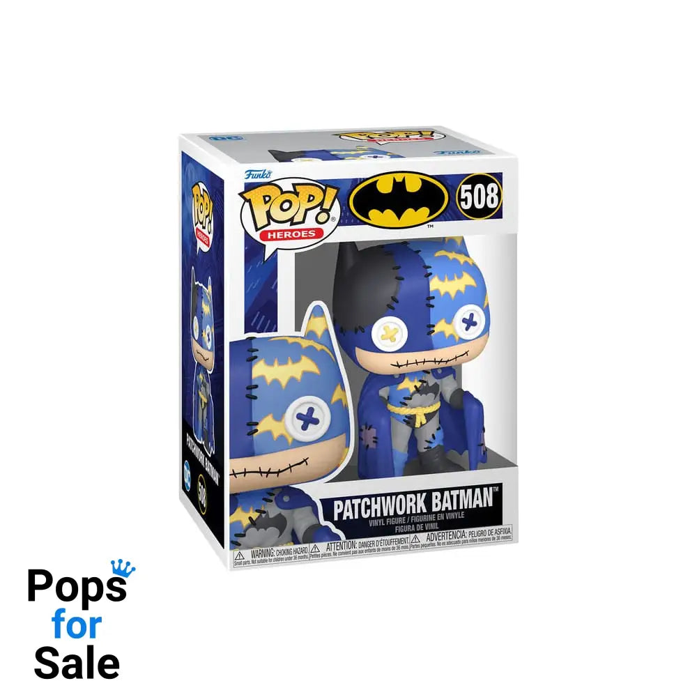 508 Patchwork Batman - DC Batman Funko POP - Brand New
