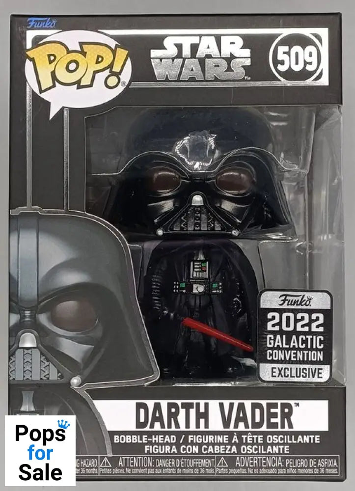 #509 Darth Vader - Star Wars - 2022 Con Funko POP