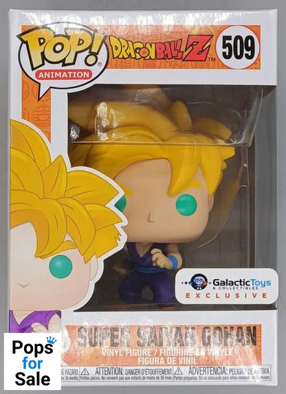 #509 Super Saiyan Gohan - Dragon Ball Z  - Box Damaged Funko POP