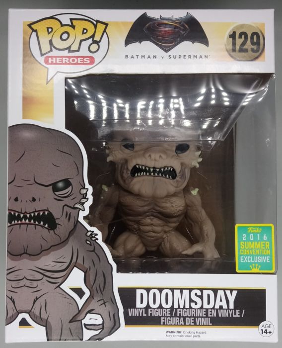 #129 Doomsday - 6 Inch - Batman VS Superman - Box Damaged Funko POP