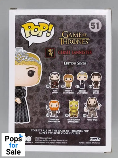 51 Cersei Lannister (Queen) - Game of Thrones Funko POP - Box Damaged