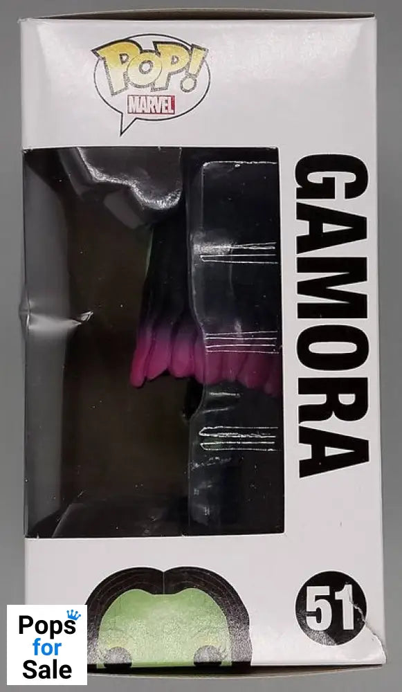 #51 Gamora - Marvel Guardians of the Galaxy Box Damaged Funko POP