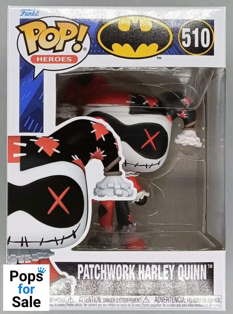 510 Patchwork Harley Quinn - DC Batman Funko POP - Brand New