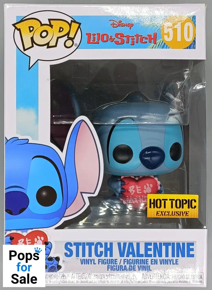 510 Stitch Valentine - Disney - Lilo & Stitch - Box Damaged Funko POP