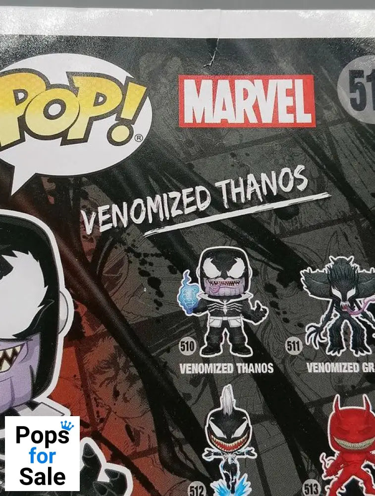 #510 Venomized Thanos - Marvel Venom - Damaged Box Funko POP